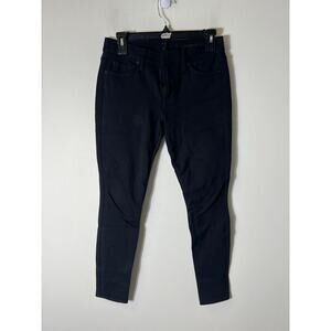 7 For All Mankind Black Stretch Denim Sz 27